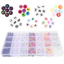 1Box Duurzame Acryl Letterkralen Voor Sieraden En Knutselprojecten