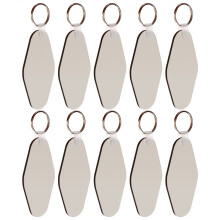 10 Sets Sublimations-Blanko-Schlüsselanhänger Heat-Transfer Mdf Diy