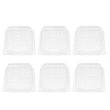 100Stk Transparente Brotkuchenboxen Aus PVC Partyzubehör