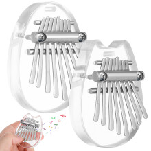2 Mini Daumenklavier Kalimba 8-Note Für Erwachsene Und Kinder
