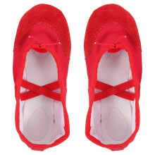 1 Paar Glänzende Pu Tanzschuhe Mit Elastischem Band Für Größe 35