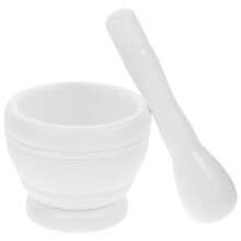 1 Set Knoblauchmörser Mit Stößel Aus Wiederverwendbarem Kunststoff