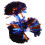 2Stk Cheerlead Pompons Für Sport 8