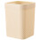 Khaki Small Garbage Bin Plastic Desk Wastebasket for Women 1