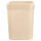 Khaki Small Garbage Bin Plastic Desk Wastebasket for Women 5