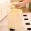 Khaki Small Garbage Bin Plastic Desk Wastebasket for Women 10