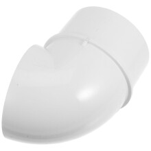 White PVC Windproof Vent Cap for Range Hood & Outdoor Exhaust