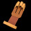 Outdoor Bogenschießen Jagd 3 Finger Handschuh Handprotektor 10