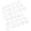 30St Veilige Witte Coffee DIY Stencils Pet Material Latte Schablonen 4