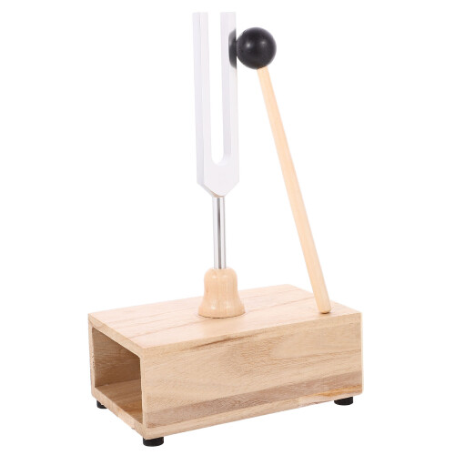 1 Set Stimmgabel Mit Holzresonatorbox Und Schlägel 2