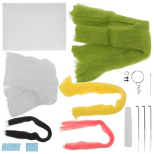 1 Set Praktisches Nadelfilz-Set Diy Filzen Haushalts-Puppe