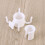 White Umbrella Hanging Hook Sturdy Four-Prong Hook for Beach Use 5