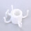 White Umbrella Hanging Hook Sturdy Four-Prong Hook for Beach Use 8
