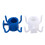 White Umbrella Hanging Hook Sturdy Four-Prong Hook for Beach Use 2