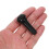 200 TR-413 Gummikappen Ventile Reifenventile Auto (Schwarz) 7