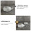 2pcs Portable Water Dropper Ceramics Ink Water Container For 7