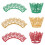 36Stk Cake Wrapper Hohles -Papier Backform-Einleger 6