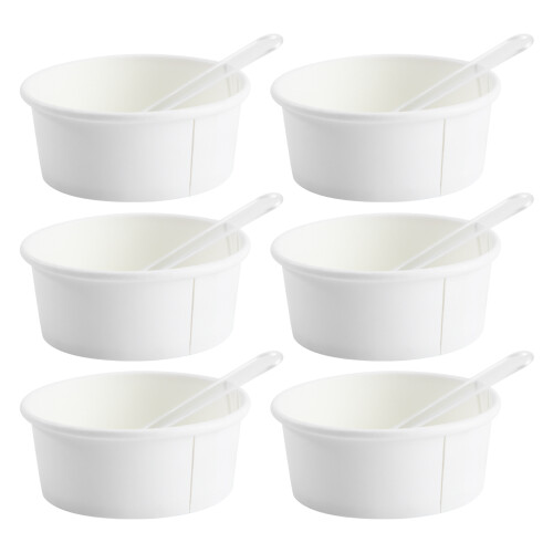 50 Sets 40Ml Ice Cream Cups With