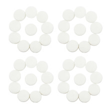 40Pièces Bouchons Blancs En Silicone Pour Flûte, Accessoires Musicaux