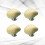 4Pcs Durable Yellow Ceramic Cabinet Drawer Knobs Pull Handles 7