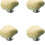 4Pcs Durable Yellow Ceramic Cabinet Drawer Knobs Pull Handles 10