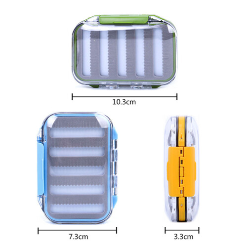 Fishing Wasserdichte Fliegenbox Mit Doppeltem 1