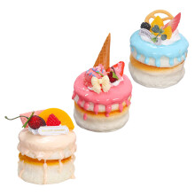 3 Teile Künstliche Kuchenverzierungen, Falsches Dessert Fotoprop