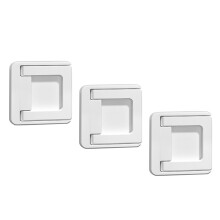 3Pcs Sliding Door Lock White ABS Child Safety Window Security Lock