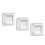 3Pcs Sliding Door Lock White ABS Child Safety Window Security Lock 1