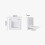 3Pcs Sliding Door Lock White ABS Child Safety Window Security Lock 6
