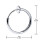 Ohrringe Ohrloch Unisex Einfacher Ohrbügel 2x10mm 2