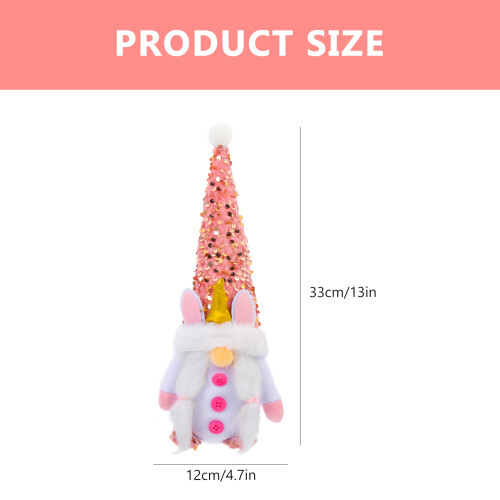 Valentinstag Gnome Schmuck Einhorn Partyzubehör 1