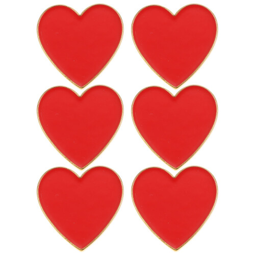 6 Brosjes Valentijnsdag Reverspelden 2