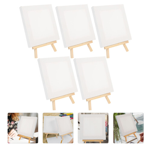 5 Sets Mini Und Staffelei Für Desktop Ausstellung 2