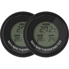 2Stk. Fischtank Thermometer Aquarium Wassertemperatur Digital LCD