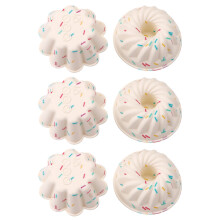 6Stk Silikonform Für DIY Kuchen Und Pudding