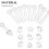 10 Sets Transparente Acryl Muttern Für Holz Möbel 8