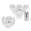 6Pcs Remote Control LED Candles White Smokeless Decorative Lighting 1