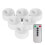 6Pcs Remote Control LED Candles White Smokeless Decorative Lighting 8