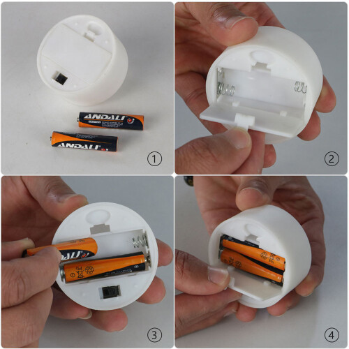 6Pcs Remote Control LED Candles White Smokeless Decorative Lighting 2