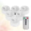 6Pcs Remote Control LED Candles White Smokeless Decorative Lighting 11