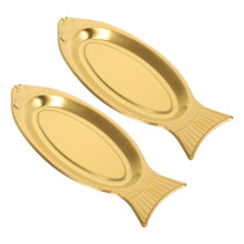 2Stk Fischförmige Servierplatte Zum Dämpfen Und Servieren