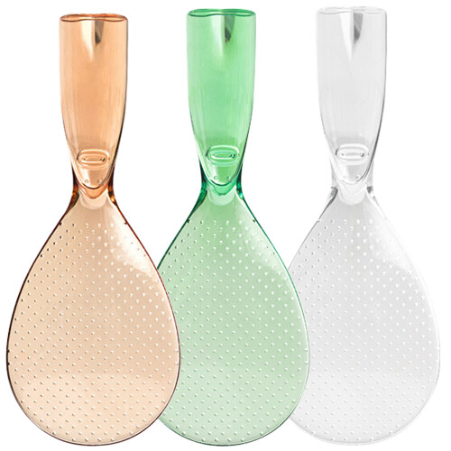 3Pcs Non-Stick Pc Rice Spoon Paddle Assorted Colors Kitchen Utensils