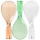 3Pcs Non-Stick Pc Rice Spoon Paddle Assorted Colors Kitchen Utensils 4