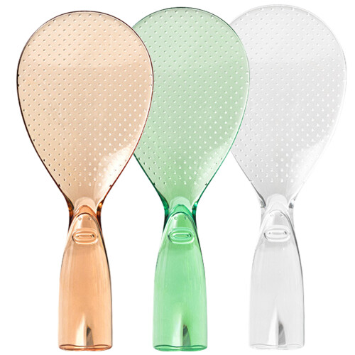 3Pcs Non-Stick Pc Rice Spoon Paddle Assorted Colors Kitchen Utensils 1
