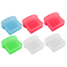 6Stück Toastform Sandwichboxen, Lebensmittelbehälter, Lunchbox