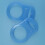 10St Schnullerketten Halter Baby Ringe Hellblau 7