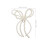 Pearl Bow Schuh Charme Perlen Sneaker Bögen Auto Zubehör 3