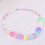 Candyfarbenes Halskette Armband Schmuck Set 6