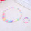 Candyfarbenes Halskette Armband Schmuck Set 10